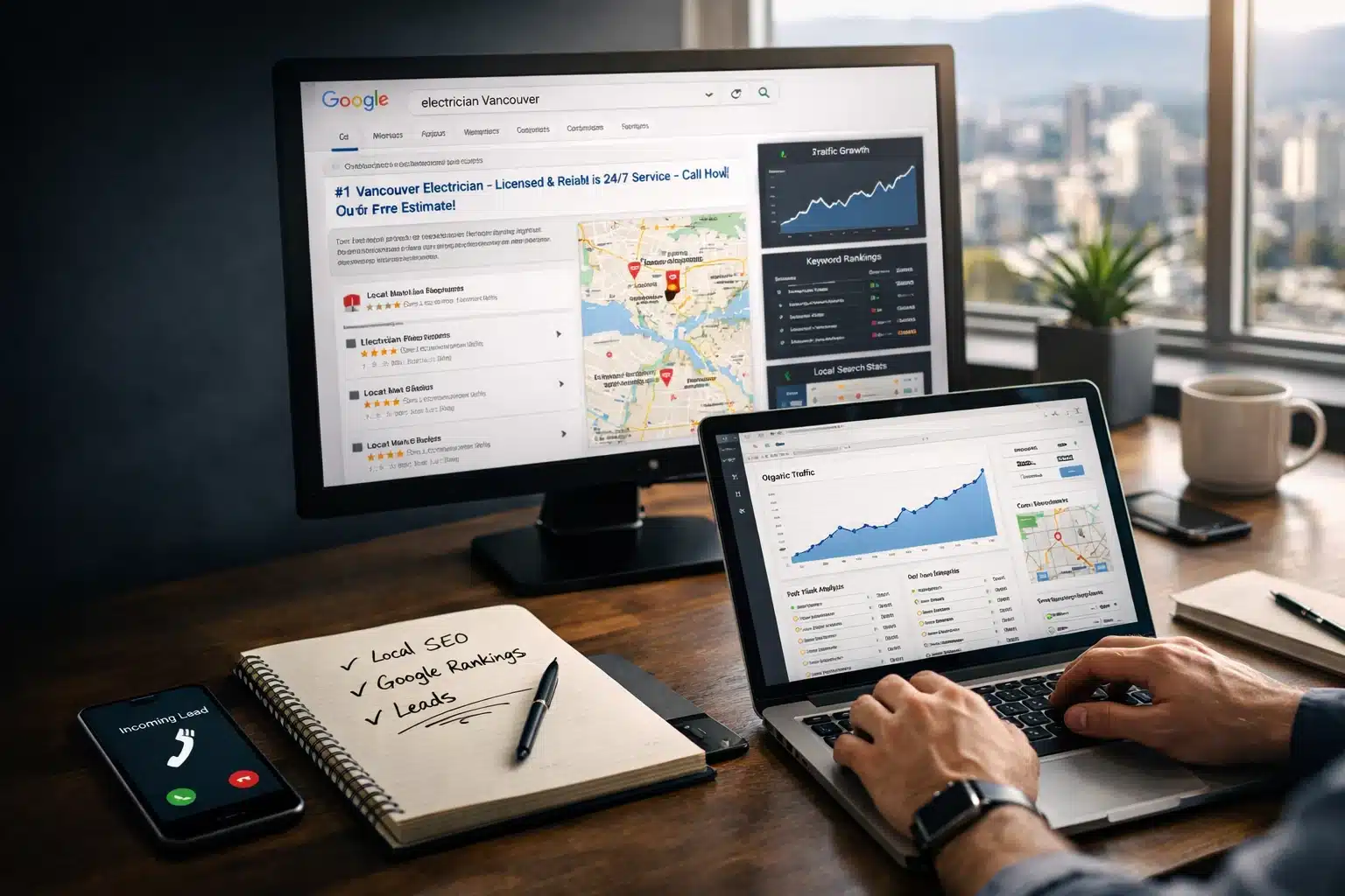 SEO for Electricians in Vancouver: How to Get More Calls, Jobs & Local Leads (2026) 1 What Is SEO for Electricians and Why Does It Matter in Vancouver